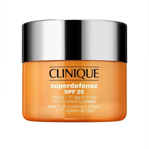 CLINIQUE Superdefense™ SPF 25 Fatigue + 1st Signs Of Age Multi-Correcting Cream Combination Oily/ Oily Dieninis drėkinamasis veido kremas