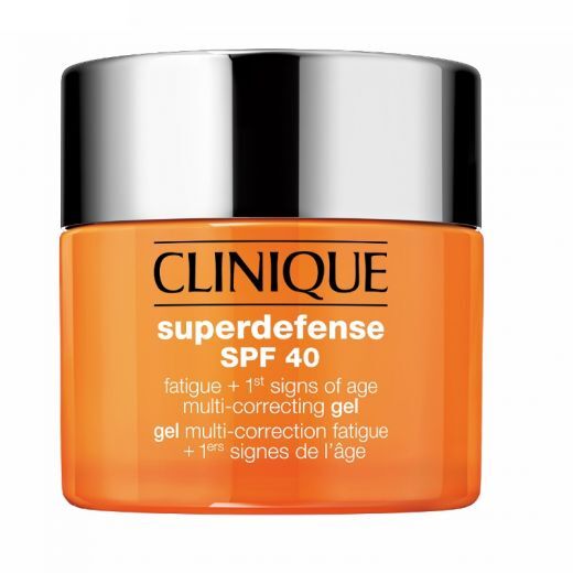 CLINIQUE Superdefense™ SPF 40 Fatigue + 1st Signs of Age Multi-Correcting Gel Dieninis veido kremas-želė