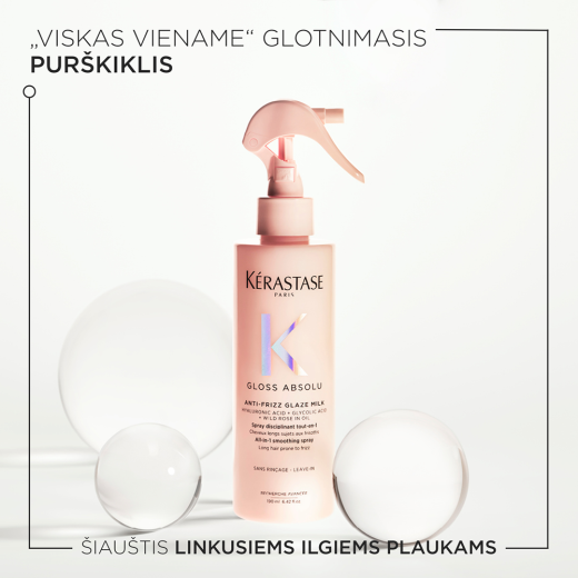 Gloss Absolu Anti-Frizz Glaze Milk For Long Frizzy Hair