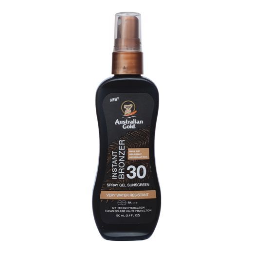 Spray Gel Sunscreen With Instant Bronzer SPF30