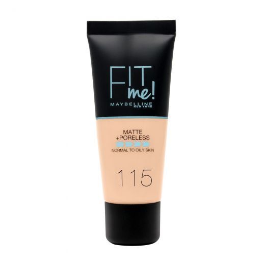 MAYBELLINE NEW YORK Fit Me Matte+Poreless Foundation Skystas makiažo pagrindas