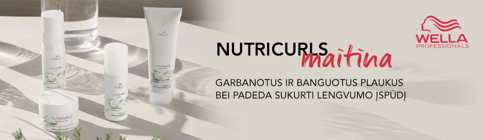 Nutricurls Garbanotiems ir banguotiems plaukams