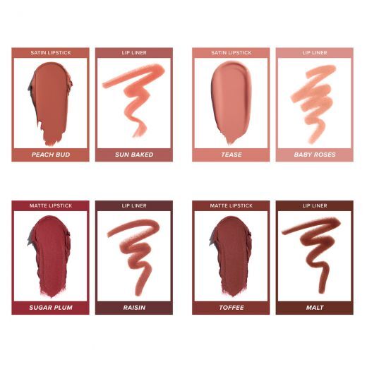 Fuller Looking & Sculpted Lip Duo Kit - Peach Bud & Sun Baked