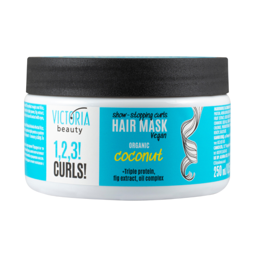 VICTORIA BEAUTY 1,2,3! Curls! Mask for Curly Hair Kaukė garbanotiems ir banguotiems plaukams