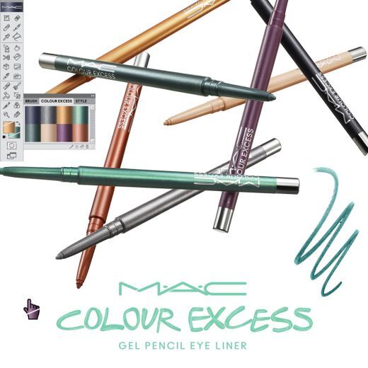 MAC Colour Excess Gel Pencil Eye Liner Gelinis akių pieštukas