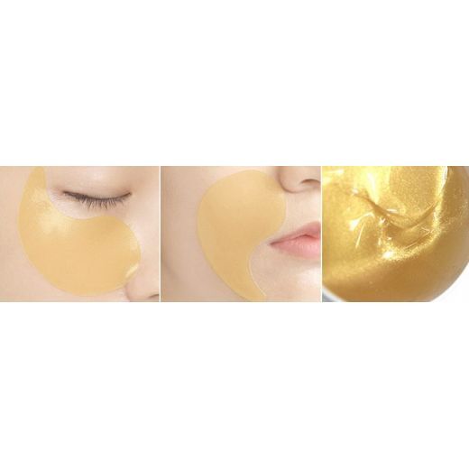 PUREDERM Gold Energy Hydrogel Eye Patch Hidrogelio paakių pagalvėlės