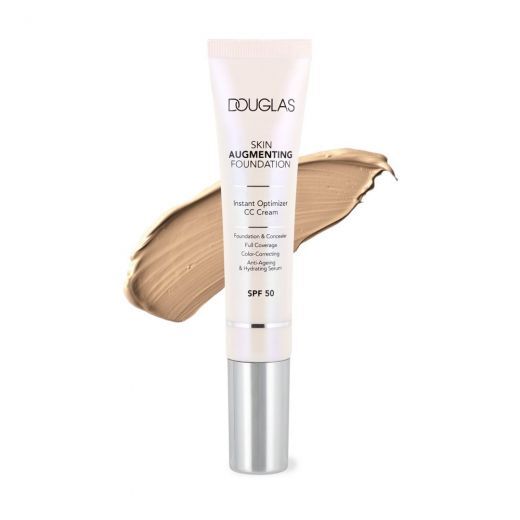 DOUGLAS COLLECTION DOUGLAS MAKE UP Skin Augmenting Foundation Instant Optimizer CC Cream SPF 50 Skystas makiažo pagrindas ir CC kremas "viename"