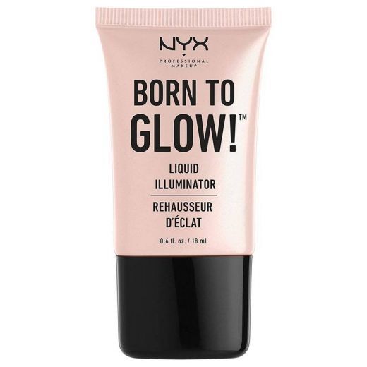 NYX PROFESSIONAL MAKEUP Born To Glow Liquid Illuminator Skysta švytėjimo suteikianti priemonė veidui