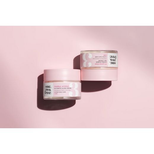 ONE.TWO.FREE! Ultimate Glow Cream Švytėjimo suteikiantis veido kremas