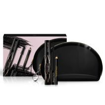 Mascara Promo Set -- Impeccabile Mascara Black + Professional Eye Pencil Black + Beauty Bag