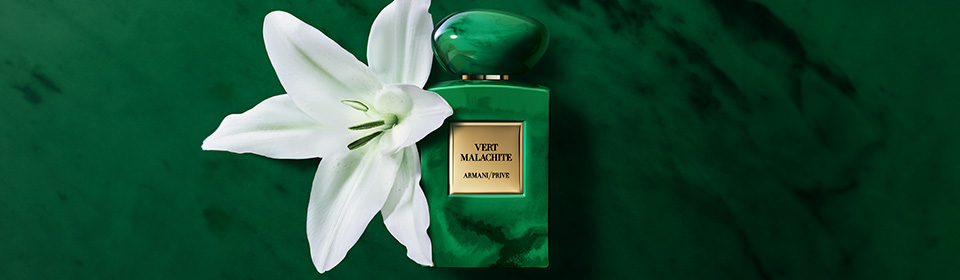 Armani Privé Les Terres Precieuses kvepalų kolekcijoje,