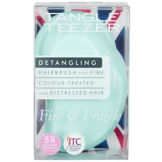 TANGLE TEEZER Fine & Fragile Mint Violet Plaukų šepetys