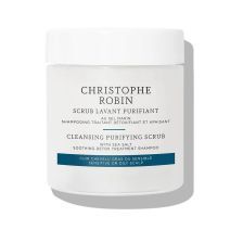 CHRISTOPHE ROBIN Cleansing Purifying Scrub With Sea Salt Valomasis galvos odos šveitiklis su jūros druska