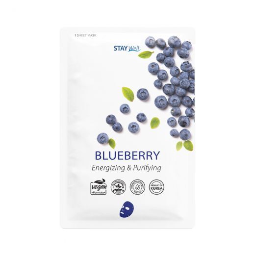 Vegan Sheet Mask - Blueberry