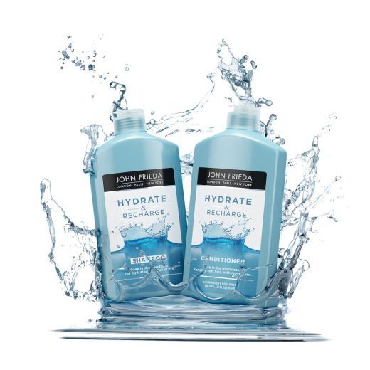 JOHN FRIEDA Hydrate & Recharge Shampoo Drėkinamasis plaukų šampūnas