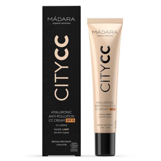 MADARA City CC Hyaluronic Anti Pollution CC Cream SPF15 Nuo aplinkos taršos apsaugantis CC kremas SPF15