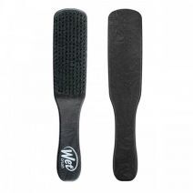 Men's Detangler Hair Brush - Black Leather