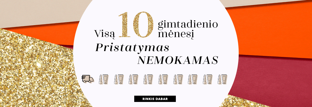 Nemokamas pristatymas visą gimtadienio mėnesį!