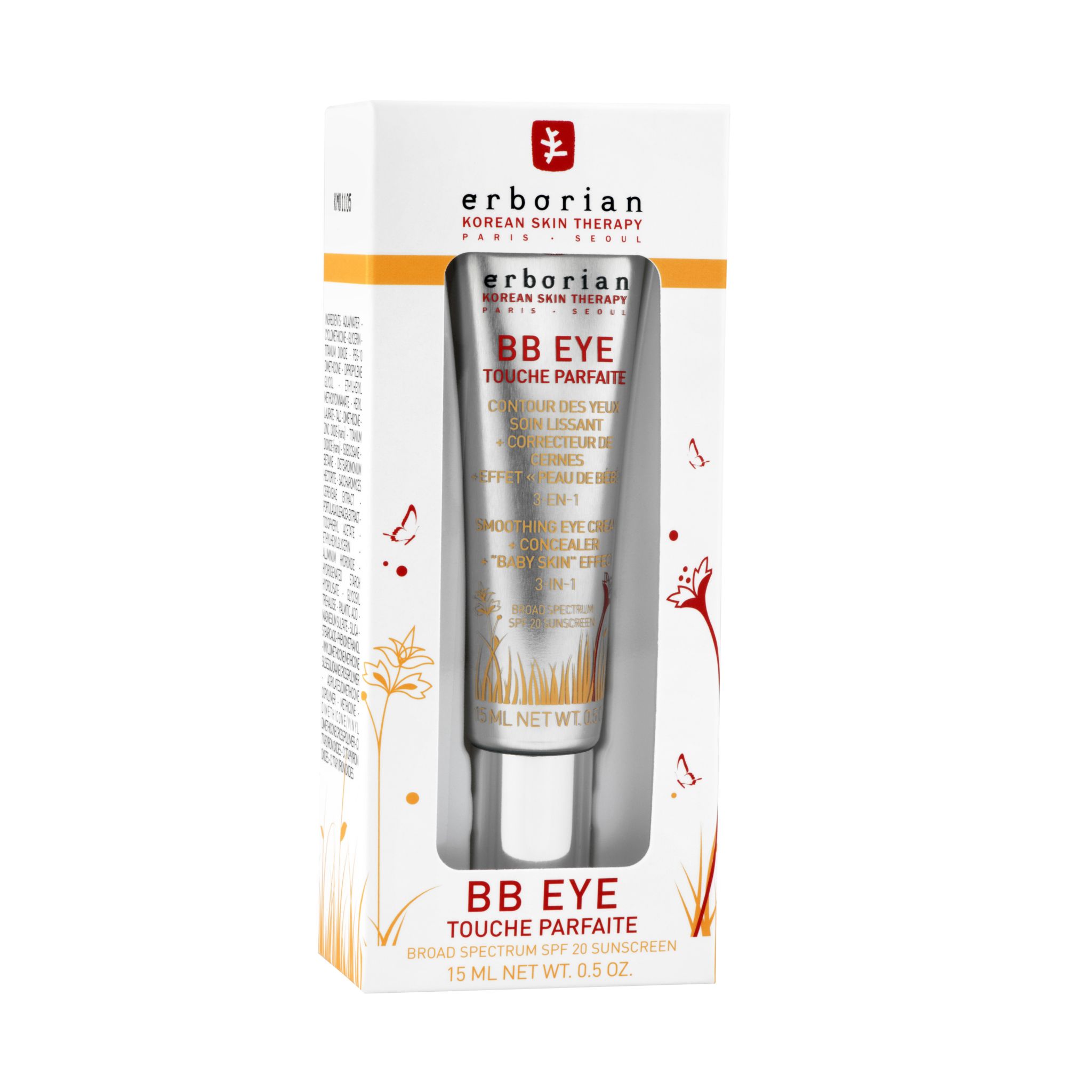 Крем erborian купить. Erborian BB Eye touche parfaite 15ml. Эрбориан крем для кожи вокруг глаз. Крем для кожи вокруг глаз корректирующий Erborian BB Eye. Эрбориан 15 мл крем.