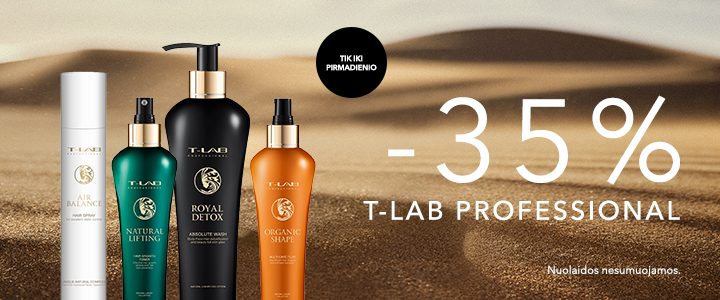 -35% T-LAB plaukų kosmetikai