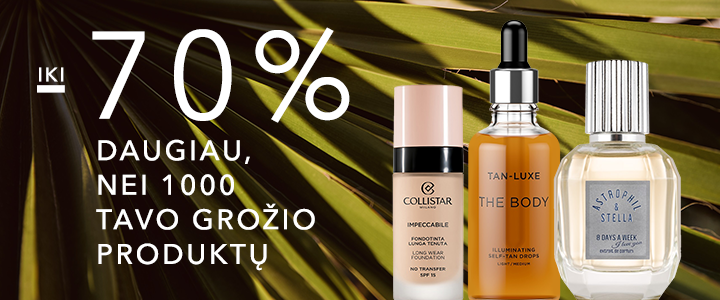 Nuolaidos iki -70%