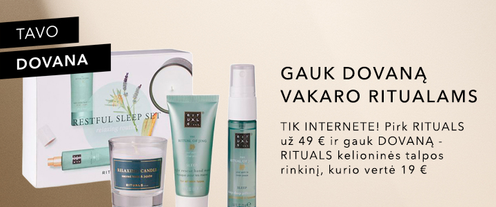 Pirk RITUALS už 49 Eur ar daugiau ir gauk dovaną
