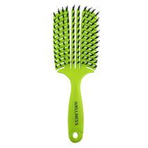 hair brush large green